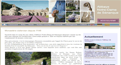 Desktop Screenshot of abbayedesenanque.com