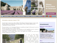 Tablet Screenshot of abbayedesenanque.com